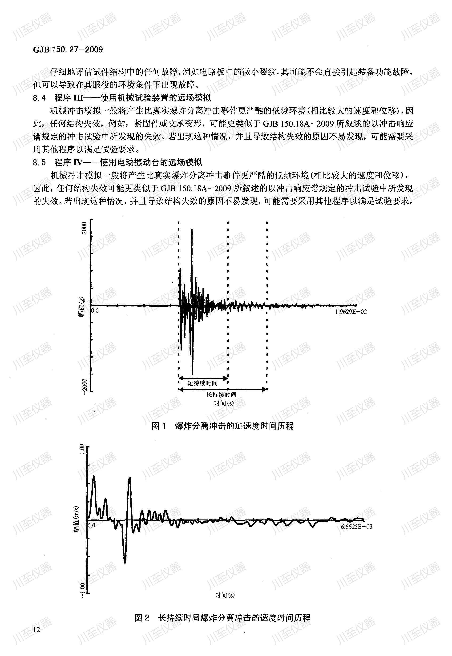 GJB150.27-2009军用装备实验室环境试验方法 爆炸分离冲击试验_16.jpg